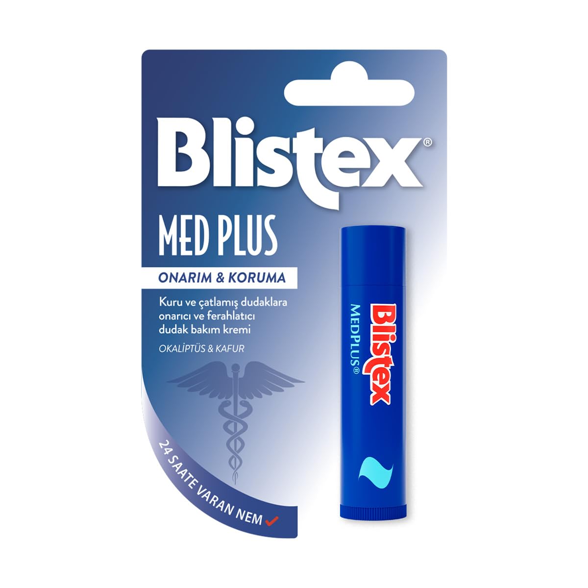 Blistex Medplus Stick Kuru ve Çatlamış Dudaklara Onarıcı ve Ferahlatıcı Dudak Bakım Kremi SPF 15