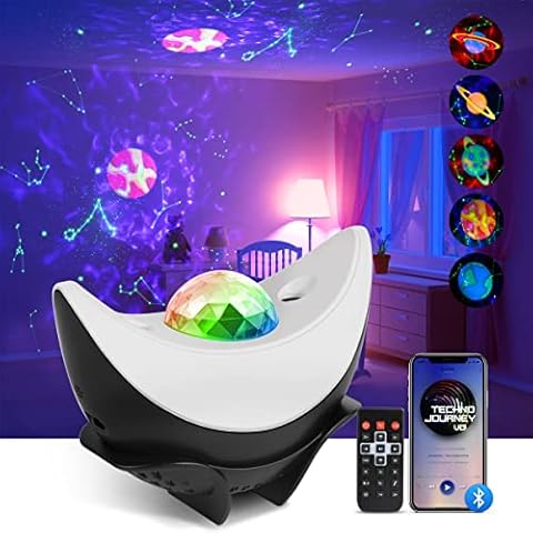 Star Projector Night Light,Galaxy Projector Light for Bedroom Ceiling Starry Star Light with Remote/12 Constellations/ Color Changing/Timer for Children Bedroom Christmas Thanksgiving Party Decor Cover