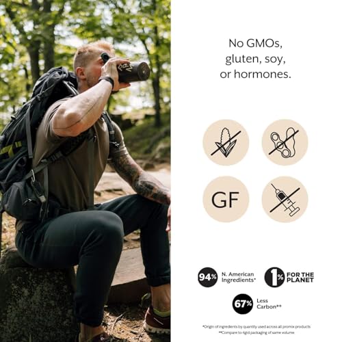 Image of Promix Whey Protein Powder, Cinnamon Swirl - 2.5lb Bulk - Grass-Fed & 100% All Natural - Post Workout Fitness & Nutrition Shakes, Smoothies, Baking & Cooking Recipes - Gluten-Free & Keto-Friendly