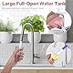 GEEDIAR Munddusche Testsieger Reise, Water Flosser Zahnzwischenraumreiniger mit 5 um Ersatzdüsen, 4 Modi Zahndusche, Mundduschen kabellos, Rosa