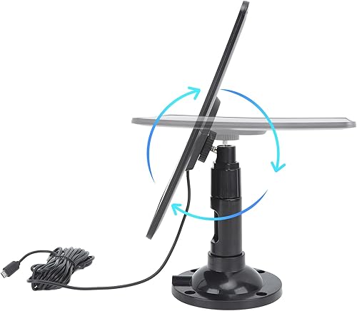 Miniatura 2 de 10W Solar Panel Charger with Micro USB, Camera Solar Charging Panel, High Efficiency Monocrystalline Silicon Solar Panel for Security Cameras, Power