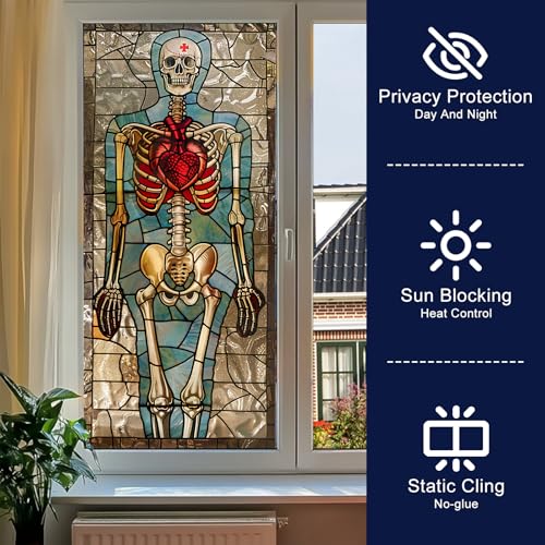 Película decorativa para ventanas privacy 17.7x39.3 pulg miniatura 2