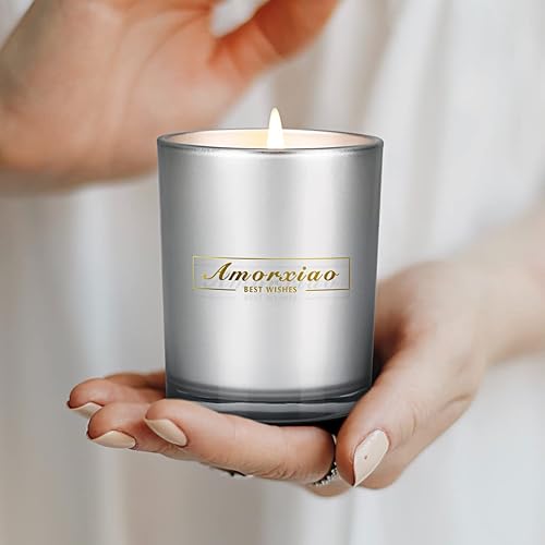 Miniatura 5 de Paquete de 4 velas perfumadas para el hogar 160 horas de larga duración velas de cera de soja natural velas perfumadas para vacaciones juego de