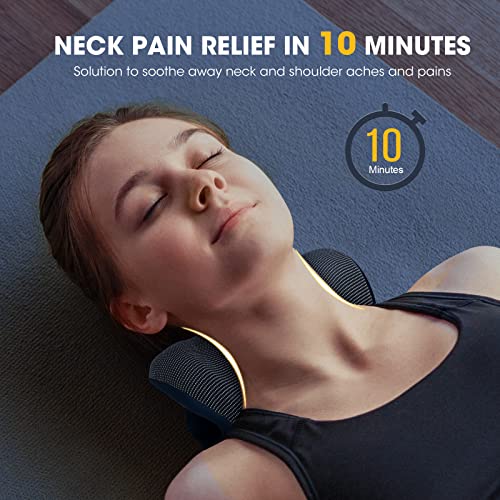 Image of ZAMAT Neck and Shoulder Relaxer with Magnetic Therapy Pillowcase, Neck Stretcher Chiropractic Pillows for Pain Relief, Cervical Traction Device for Relieve TMJ Headache Muscle Tension Spine Alignment