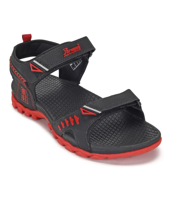 See full amazon price history chart for PARAGON K1424G Mens Stylish Outdoor Black - Red Velcro Sandals | Comfortable Sandals for Daily Outdoor Use | Casual, Durable & Lightweight Sandals with Cushioned Soles PARAGON K1424G Mens Stylish Outdoor Black - Red Velcro Sandals | Comfortable Sandals for Daily Outdoor Use | Casual, Durable & Lightweight Sandals with Cushioned Soles (B0CJRCZRVQ) Amazon Price History, Amazon Price Tracker