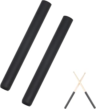 CashBeat Drumstick Grips 2-Pack Non-Slip Rubber Handles for Drum Sticks, Comfort Grip Wrap for Drummers, Sturdy Percussion Accessories, Practice Aid for Drum Kit, Snare & Jazz