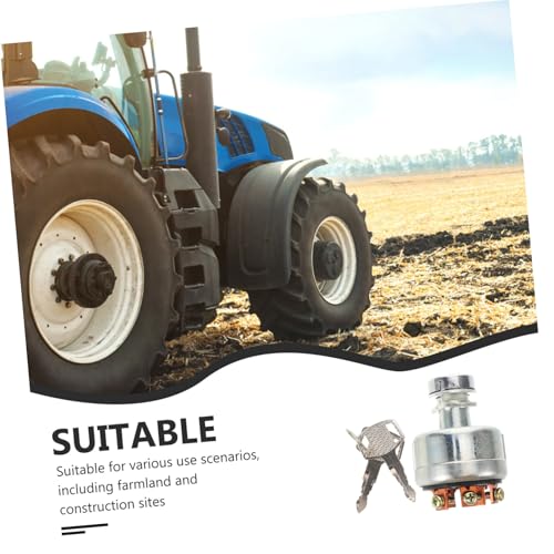 Interruptor de arranque para tractor con llave de encendido de pines y contacto eficiente 5