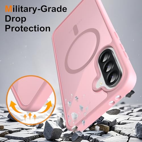 Coque Samsung A56 5G compatible MagSafe avec verre de protection écran - 4