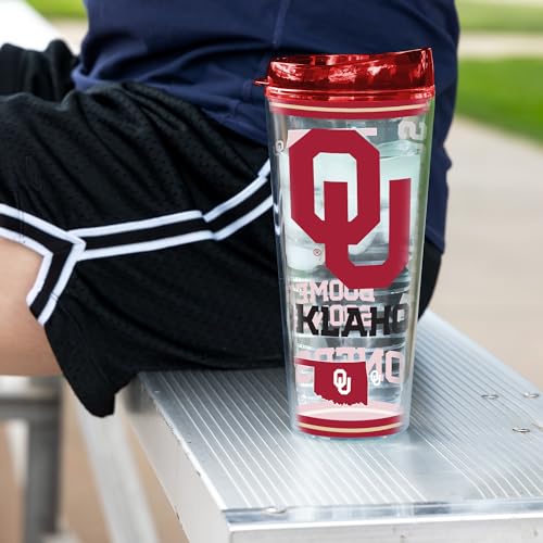 Image of Rico Industries NCAA College Double Wall Mayhem 16oz Or 20oz Tritan Tumbler W Lid