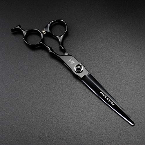 high-end Professional pet Care 7 inch pet Scissors 440C Steel Black
