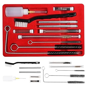 Foto di CANOPUS 23 PZs Set pulizia pistola professionale per pistole a spruzzo HVLP 22 pezzi+5 filtri plug-in (601S), universali set la Pulizia della Pistola, utensili ad aria compressa e aerografo