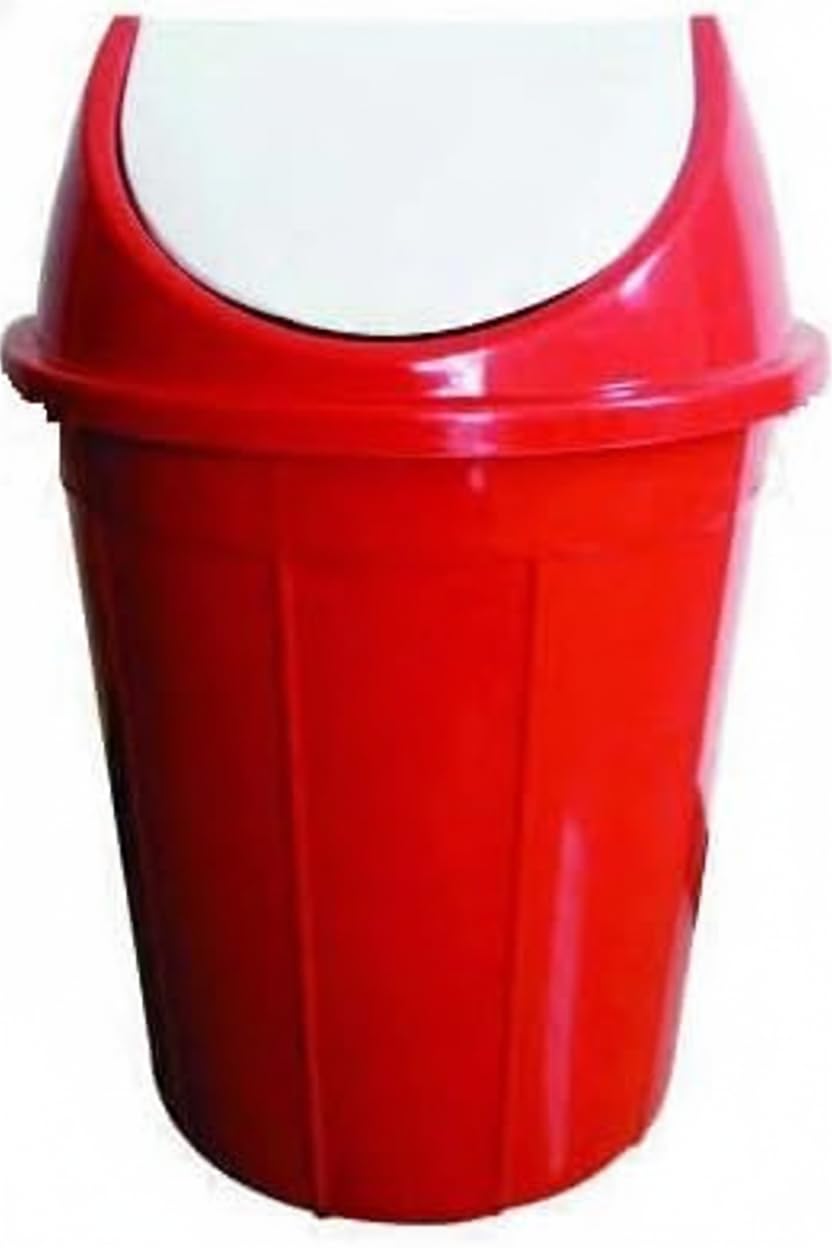 10 LTR Round Unbreakable Swing Lid Garbage Waste Dustbin,Plastic,-image-33
