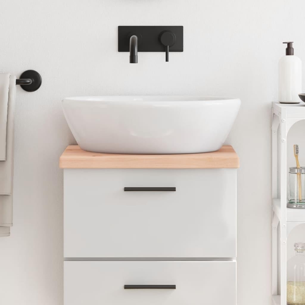 Building Materials Bathroom Countertop 40x40x(2-4) cm Untreated Solid Wood Worktops