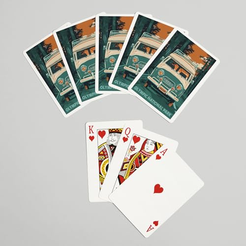 Baraja de cartas Poker tamaño estándar, 52 naipes miniatura 7