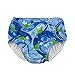 i play. Toddler Boys' Snap Reusable Absorbent Swim Diaper, Blue Turtle Batik, 3T