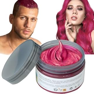 Hair Color Wax,One-time Temporary Modeling Natural Colour Hair Dye Wax,Natural Matte Hairstyle for party,Cosplay,Masquerade,Nightclub,Halloween(Blue)