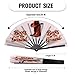 13'' Boots on The Ground Hand Fan, Large Folding Clacking Popping Fan for Line Dancing,Wedding Party Decoration, Festival Performance, Dance Accessory, Country Western Swing(Style 6)