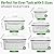 PRAKI 5-Pack Large Fruit Storage Containers for Fridge with Removable Colander, 2 in 1 Produce Storage Containers, BPA-Free Fridge Organizers and Storage Keep Fruits, Vegetables, Berry Fresh Longer