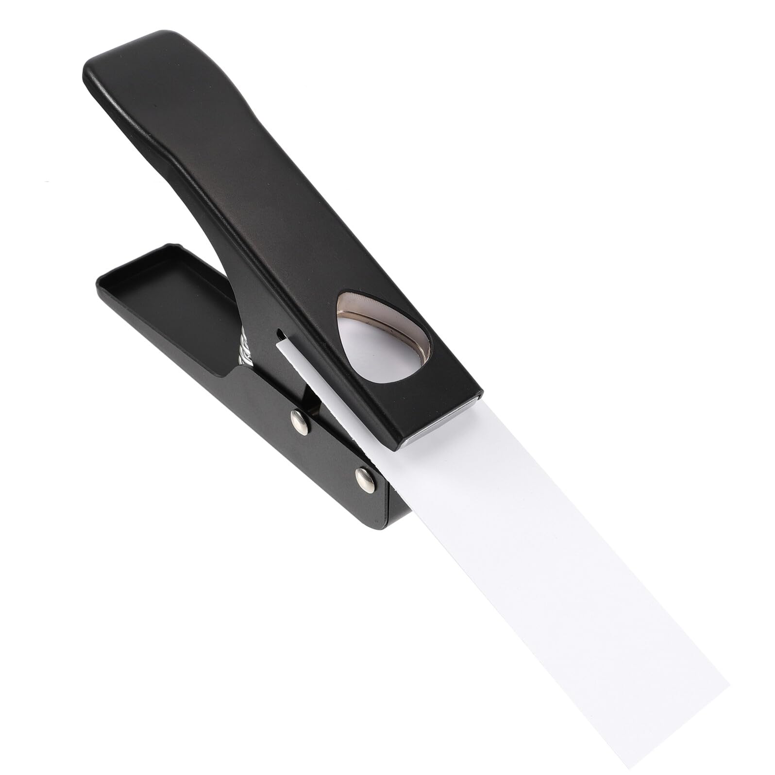 Eleganter Gitarrenplektrum Stanzer aus Eisen mit Standardloch und Rutschfestem Silikonpad für Selbstgemacht Locher und Werkzeugherstellung