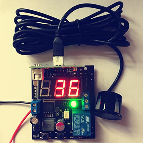 Midzooparts Ultrasonic Sensor Module with red digital display showing '2.6'