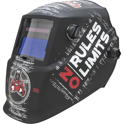 Image of Lincoln Electric No Rules No Limits Welding Helmet K4983-1, Auto Darkening, Lightweight Weld Headgear, Shade 7-13, Grind Mode, Use for Stick, TIG, Pulsed TIG, MIG, Pulsed MIG, Flux Core, Gouging