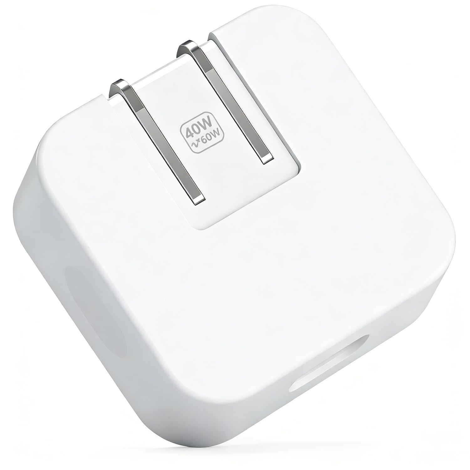 YSCLBAHUKE 40W Soft Silicone Charger Sleeve Case Protective Cover for Apple 40W Power Adapter & 60W Max Charger, with iPhone 17/16/15, MacBook Air 13/13.6/15, Apple Watch Accessories. White