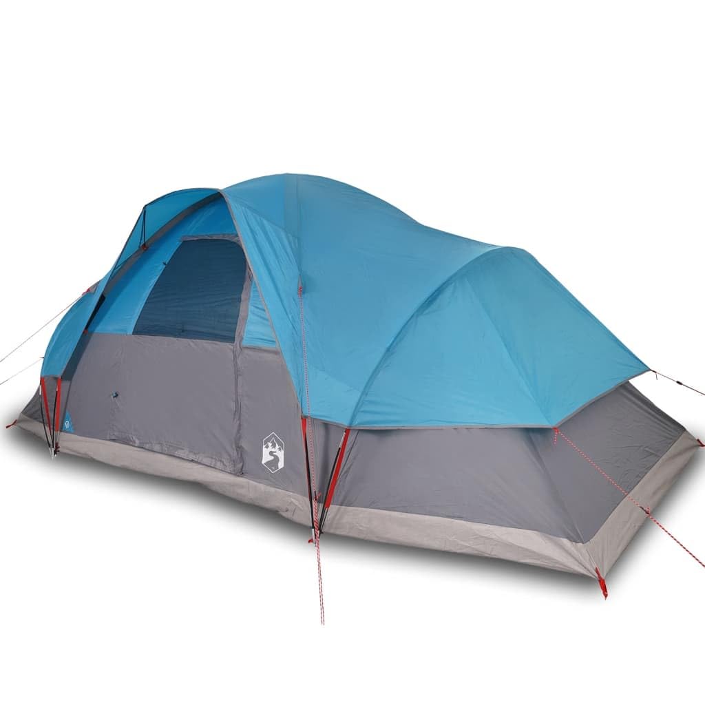 Homgoday Kuppel-Familienzelt 9 Personen Campingzelt Kuppelzelt Familienzelt Trekkingzelt Festivalzelt Gartenzelt Zelt für Camping Reise Trekking Garten Blau Wasserdicht Sport & Freizeit