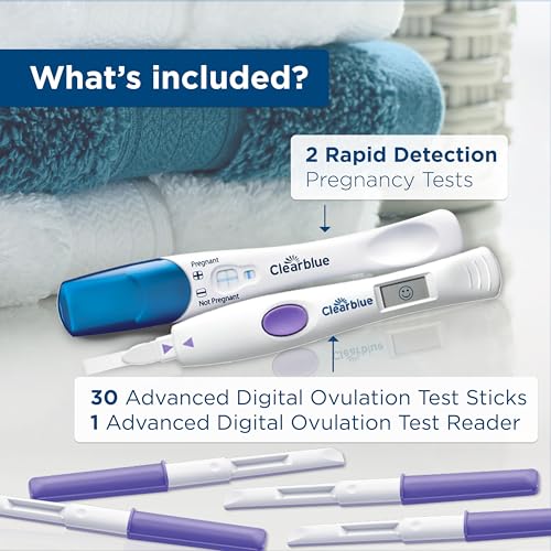clearblue advanced digital ovulation test kit 32 ct