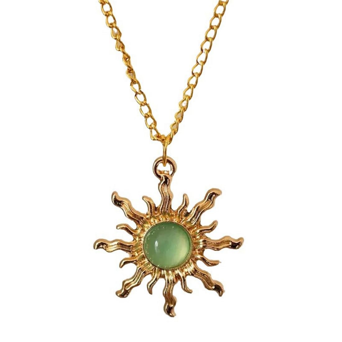 LoveVoos cadena mujer, Collar Girasol Dorado, Collar para Mujer Esposa, Mamá, Novia, Hija, Amiga, Ideas de Regalos para ella, Aniversario de Matrimonio, Cumpleaños