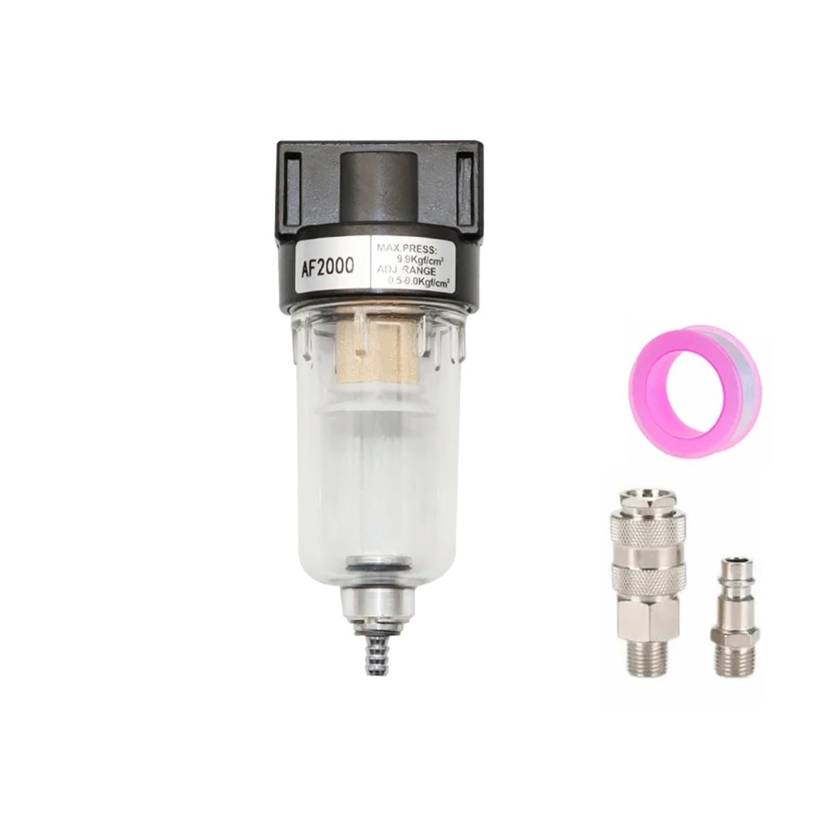 AYNRJKKX AF2000 1/4 air Source Processor Copper Filter Pump Oil-Water Separator Pneumatic Components(AF-EU(SMPM20))