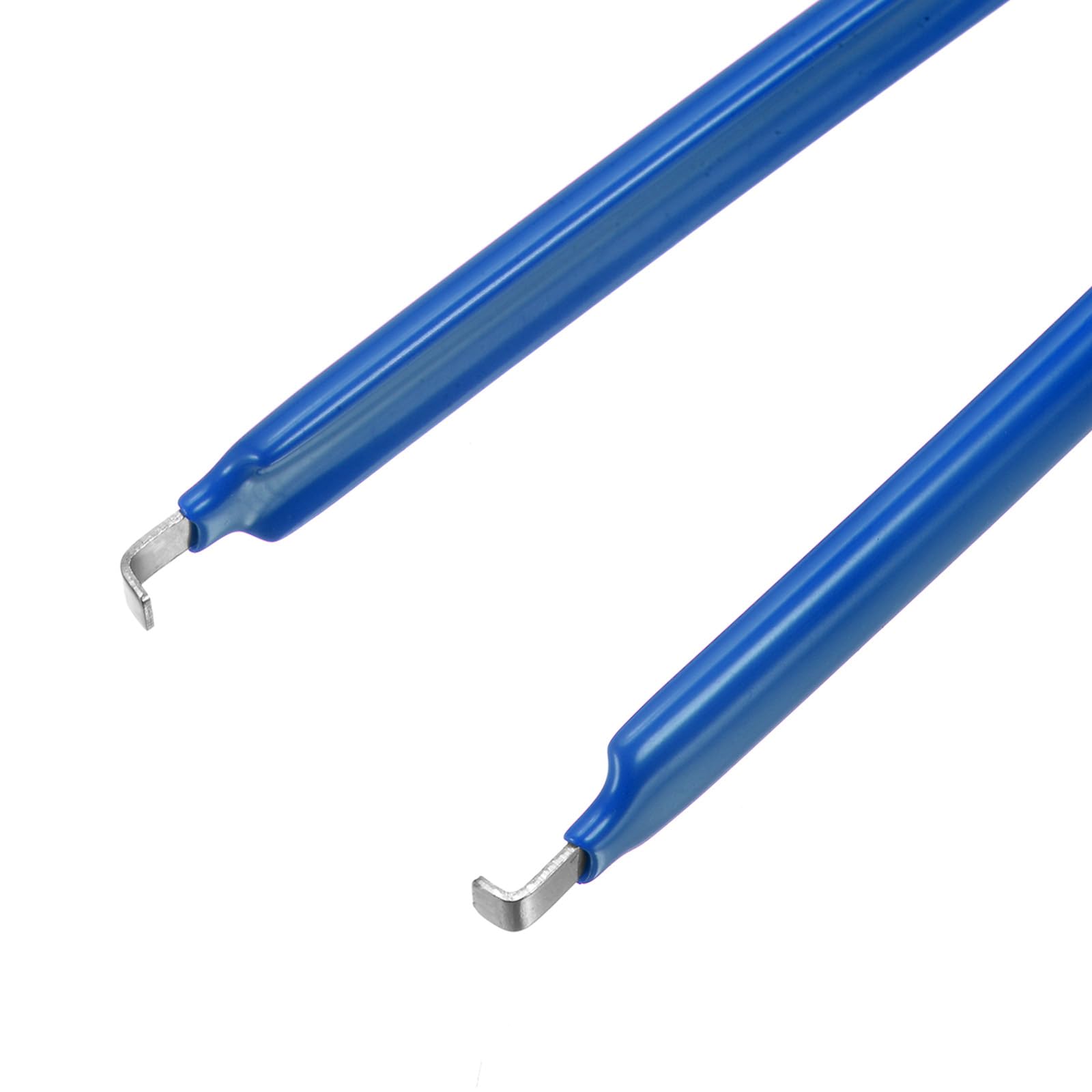 QUARKZMAN Estrattore di Trucioli Ic Puller in Acciaio Inossidabile con Impugnatura Isolata in Vinile Blu, 2pz