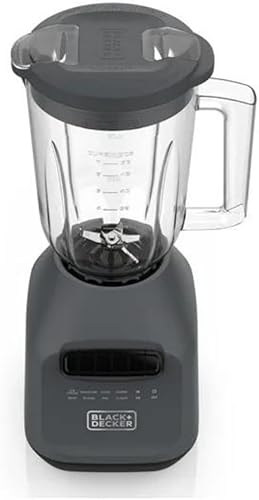 Miniatura 7 de Licuadora Ice Crush con tarro de plástico Perfect Pour de 56 onzas (7 tazas), potente hoja de acero inoxidable de 6 puntas, 8 velocidades más pulso,