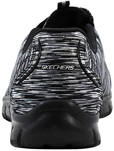 Skechers Skechers Women's Empire Game On Fashion Sneaker, Black Charcoal, 7 M US
