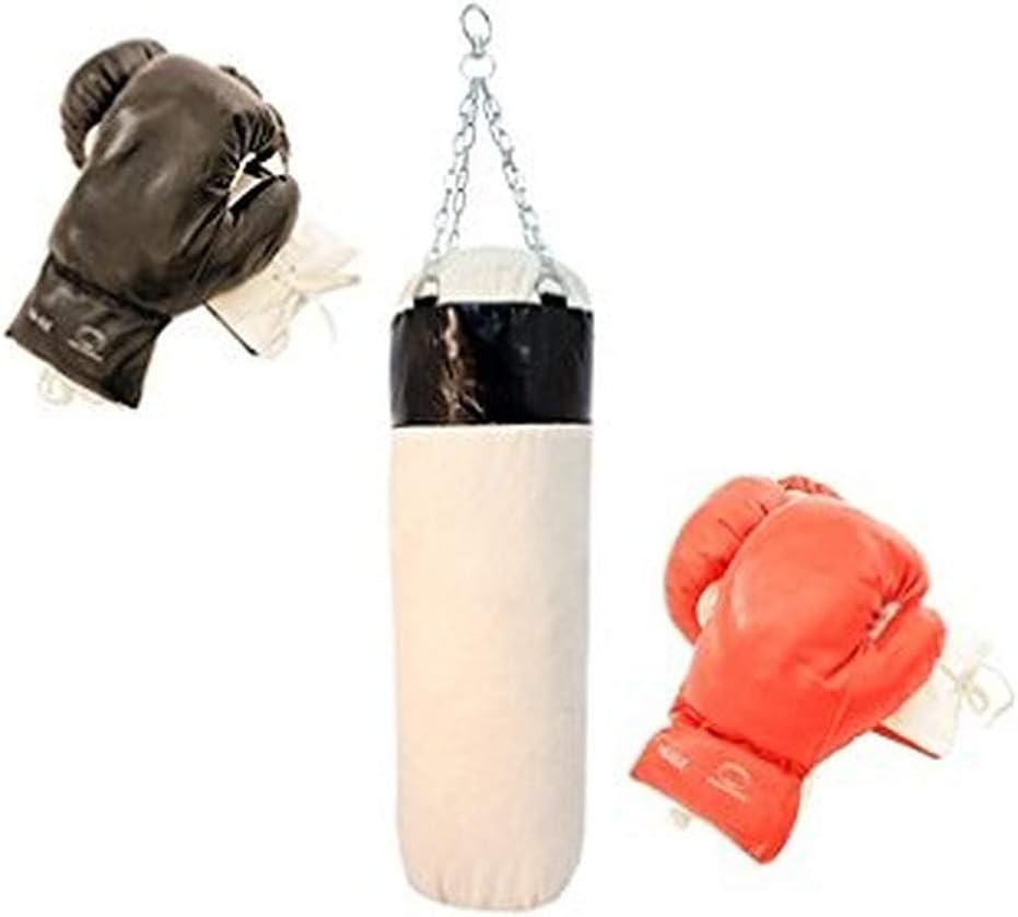 Pro Boxing Set of 2 Pairs Gloves with Punching Bag by Pro Boxing