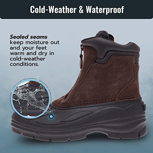 Khombu Men's Paul Insulated Winter Snow Boots with Zipper4