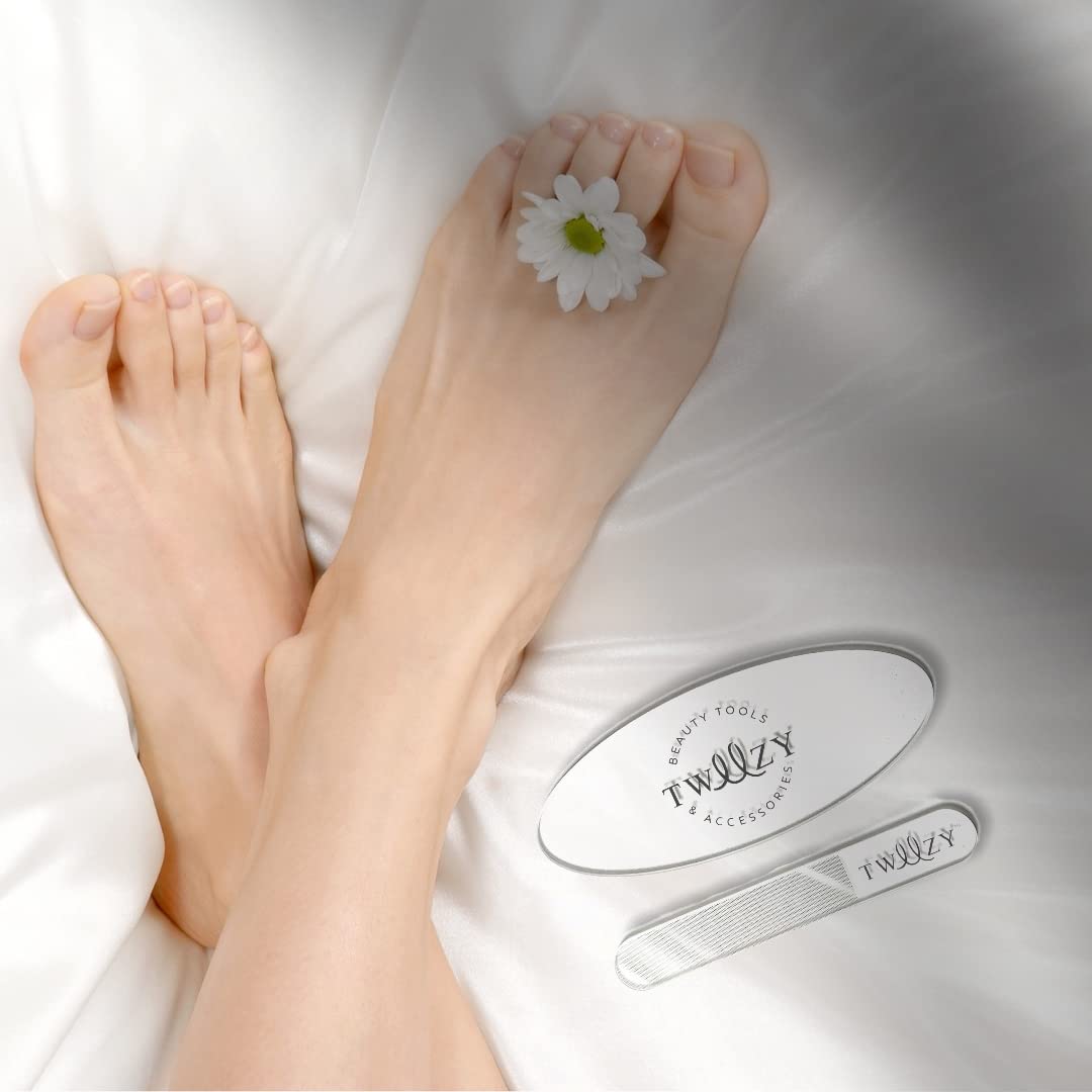 Foot Buffer Nano Glass Smooth Pedicure File Foot Callus Remover, Clear - Image 3