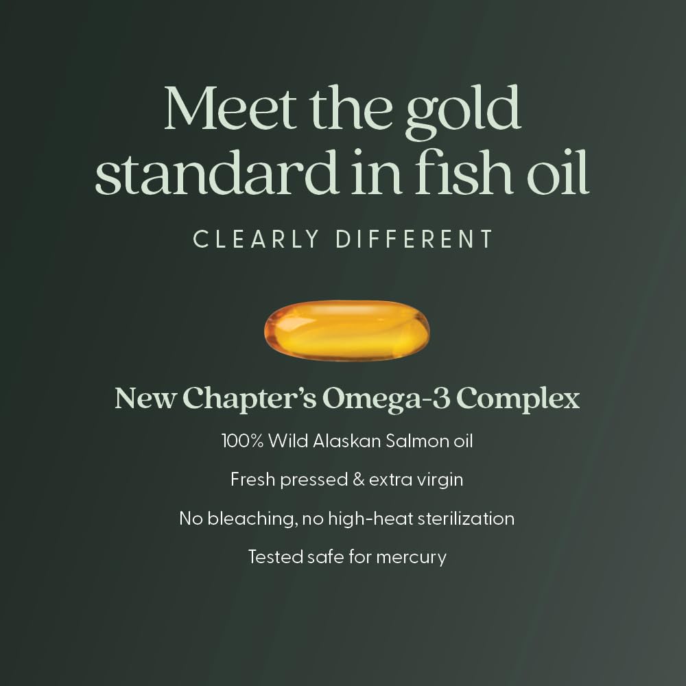 New Chapter Omega-3 Complex Fish Oil Supplement, 30 Count — Amazon image 5