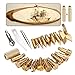 Produktbild 25Stück Profi-Holzspitzen Lötspitzen-Set aus Kupfer, professionelle Lötspitzen-Zubehör, für Lederarbeiten, Handarbeit, Schnitzwerkzeug-Set