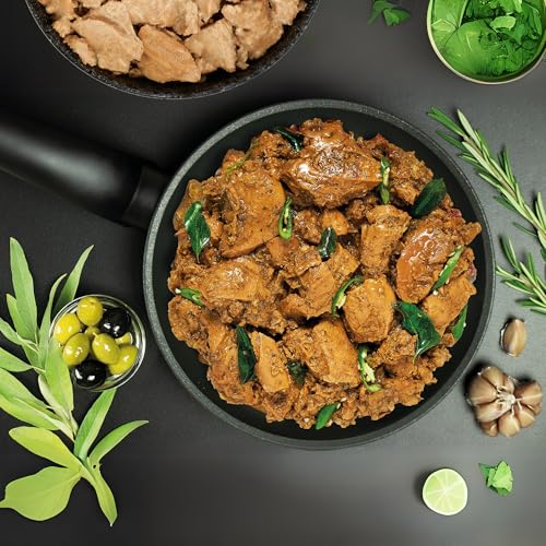 Image of Greenmeat Plant Based Curry Cuts - Easy to Cook | Vegetarian & Dairy Free | Clean Protein for Indian Recipes | Fiber rich & Low Fat | Zero Preservatives | Pack of 2 (250g x 2)