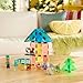 Magna-Tiles Puppy Park 27-Piece Magnetic Construction Set, The Original Magnetic Building Brand