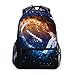 RELEESSS Schulrucksack, Rugbyball, Kunst, Schultasche, leicht, für Jungen, Mädchen, Kinder, Unisex