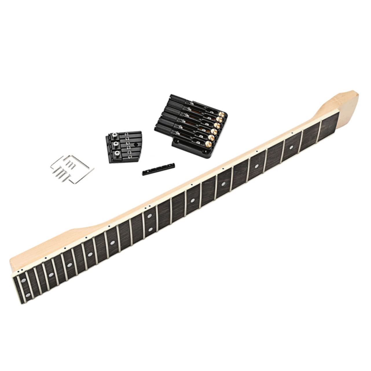 Levemolo Gs810 Piano Handle Bridge Set Electric Guitar Neck Unfinished Folk Instrument Accessory
