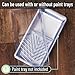 Bates- Paint Tray Liner, 4 Inch, 12 Pack, Clear, Plastic Disposable Paint Tray for Painting Walls