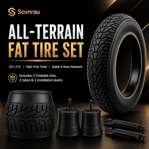 Sovnrau 20x3.0 Foldable E-Bike Tire Set
