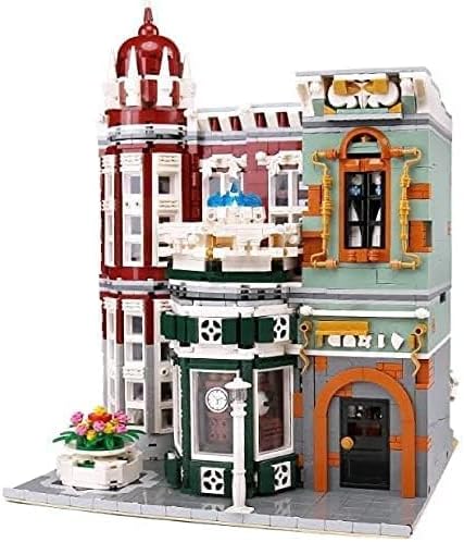 General Jim's Street View Vintage Antique Shop Modular City Building Block Set, 3,037 Pieces with Light Kit, European Town Architecture Display Model Toys & Bricks | GJ ACS image 5