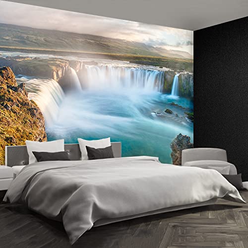 Papier Peint Cascade de fodafoss Tulup 208x146cm pour Décoration Murale Moderne - 4