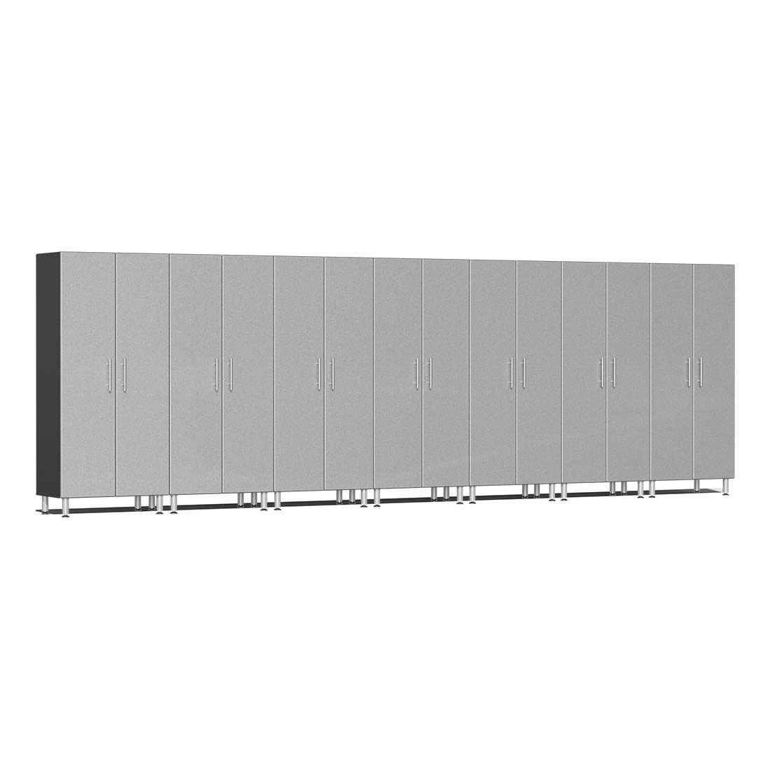 Ulti-MATE UG22670S 7-Piece Tall Garage Cabinet Kit in Stardust Silver Metallic