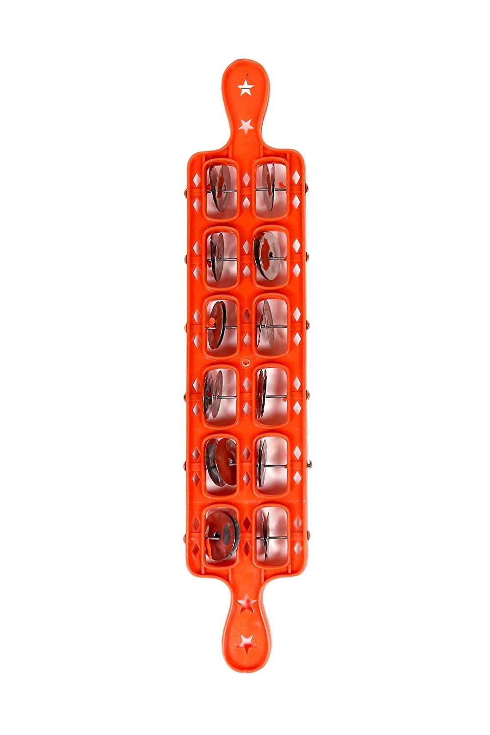 kartal Piatti a mano Manjeera jhika Strumento musicale indiano Tranditional Percussione| Strumenti per kartal in plastica Manjira mano per piatti Bhajan Multicolore Colore secondo la disponibilità