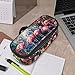 Droerfes Flamingos Pencil Case Pencil Pouch Large Capacity Pen Bag School Office Organizer Stationery Storage Box For Girls Boys Teen Kids