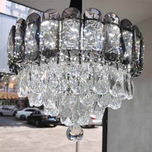 Lámpara de cristal industrial H3TF5J con acabados de lujo 3